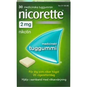 Nicorette Medicinskt Tuggummi 2mg 30-p.