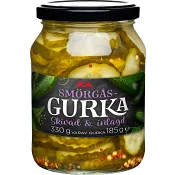 Smörgåsgurka 330g ICA.