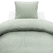 Bäddset Thelma Randig Grön Borganäs.