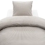 Bäddset Thelma Randig Brun Borganäs.