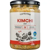 Kimchi Hot Naturligt Syrad KRAV 350g Tistelvind.