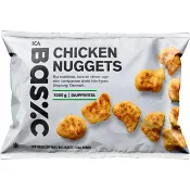 Chicken nuggets Fryst 1kg ICA Basic.