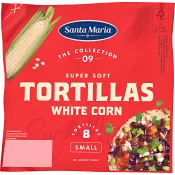 Tortilla White Corn Small 8-p Santa Maria.