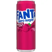 Läsk Raspberry Zero 33cl Fanta.