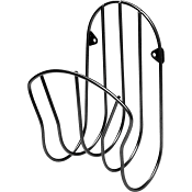 Slanghållare 60 m svart.