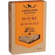 Tunnknäcke havre &amp; havssalt 180 g Leksands Tre Kullor.