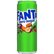 Läsk Exotic Zero Sockerfri 33cl Fanta.