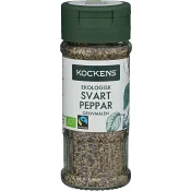 Svartpeppar grovmalen Eko 40g Kockens.