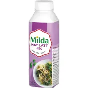 Matlagningsgrädde Mat 4% 2,5dl Milda.