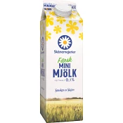 Minimjölk 0,1% 1l Skånemejerier.