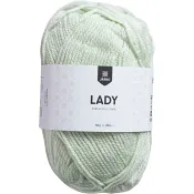 Garn Lady Mintgrön 50g Järbo.