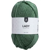 Garn Lady Kakigrön 50g Järbo.