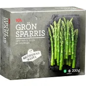 Grön sparris Fryst 200g ICA.