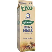 Mellanmjölk Ekologisk 1,5% 1l KRAV Skånemejerier.
