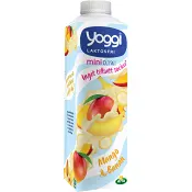 Yoghurt Mini Mango Banan Laktosfri 0,1% 1000g Yoggi®.
