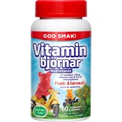 Multivitamin Björnar Kosttillskott 60-p Active Care.