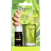 Qick Fix Aloe Vera 1-p Depend.
