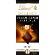 Mörk Choklad EXCELLENCE Caramelized Hazelnut 100g Lindt.