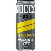 Energidryck Focus Grand Sour 33cl Nocco.