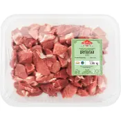 Grytbitar av fläsk ca 1,375kg Skövde Slakteri AB.