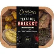Färdigmat Texas BBQ Brisket med Ugnsrostad Potatis 400g Carolines Saltsjö-Boo.