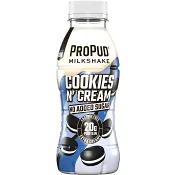 Proteinmilkshake ProPud Cookies N´Cream Laktosfri 1,5% 330ml NJIE.