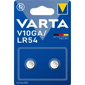 Batteri Alkaline Special V10GA/LR54 2p.