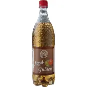 Kolsyrad läskedryck Äppelgulden 1l Mora Bryggeri.