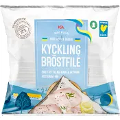 Kycklingbröstfile Fryst 1kg ICA.