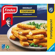 Fiskpinnar 750g Findus.