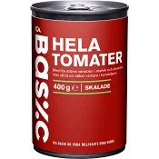 Hela skalade tomater 400g ICA Basic.