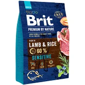 Hundmat Sensitive Lamb 3000 Gram Brit Premium.