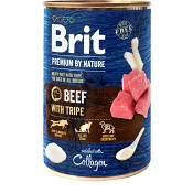 Hundmat Våtfoder nötkött 400 Gram Brit Premium.