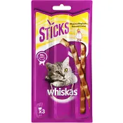 Kattgodis Sticks Kyckling 3-p 18g Whiskas.