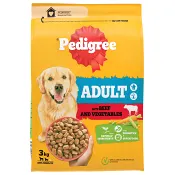 Hundmat Pedi Adult Oxe&amp;Grönsaker 3000 Gram Pedigree.