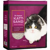 Kattsand Vit bentonit Parfymerad 10l ICA.