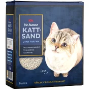 Kattsand Vit bentonit Utan parfym 6l ICA.