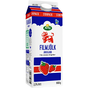 Filmjölk 2,7% Jordgubb 1,5l Arla Ko®.