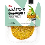 Kikärts och quinoabiff 160g ICA.