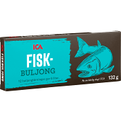 Fiskbuljong Tärning 12-p 132g ICA.