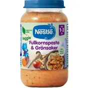 Barnmat Fullkornspasta &amp; grönsaker 1år 220g Nestle.