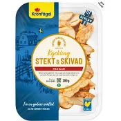 Kycklinglårfilé stekt &amp; skivad Mexican 200g Kronfågel.