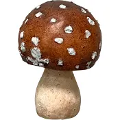 Svamp 7cm brun och vit Festive.