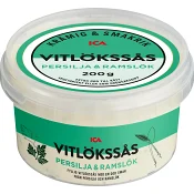 Vitlöksås Persilja och Ramslök 200g ICA.