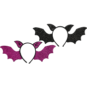 Diadem Fladdermus svart/lila ICA.