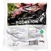 Förkokta klyftade Rödbetor 500g Klass 1.