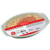 Spagetti med köttfärssås 460g Nyhléns Hugosons.