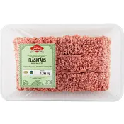 Fläskfärs Fetthalt 20% ca 1kg Skövde Slakteri AB.
