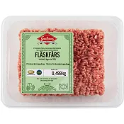 Fläskfärs Fetthalt 20% ca 500g Skövde Slakteri AB.