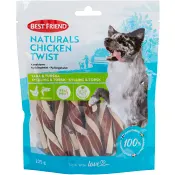 Hundtugg Naturals kycklingtwist 225 Gram Best friend.